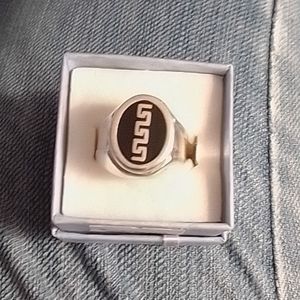 New Unisex Ring !{  STERLING SILVER }